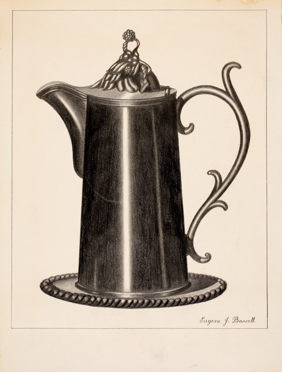 Pewter Flagon by Eugene Barrell