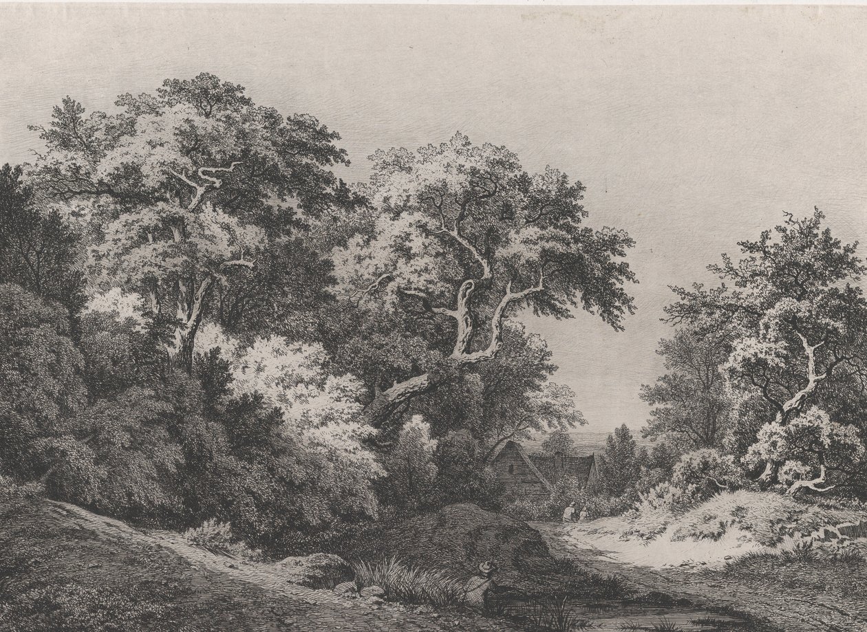 The Edge of the Woods, near Rambouillet by Eugene Bléry