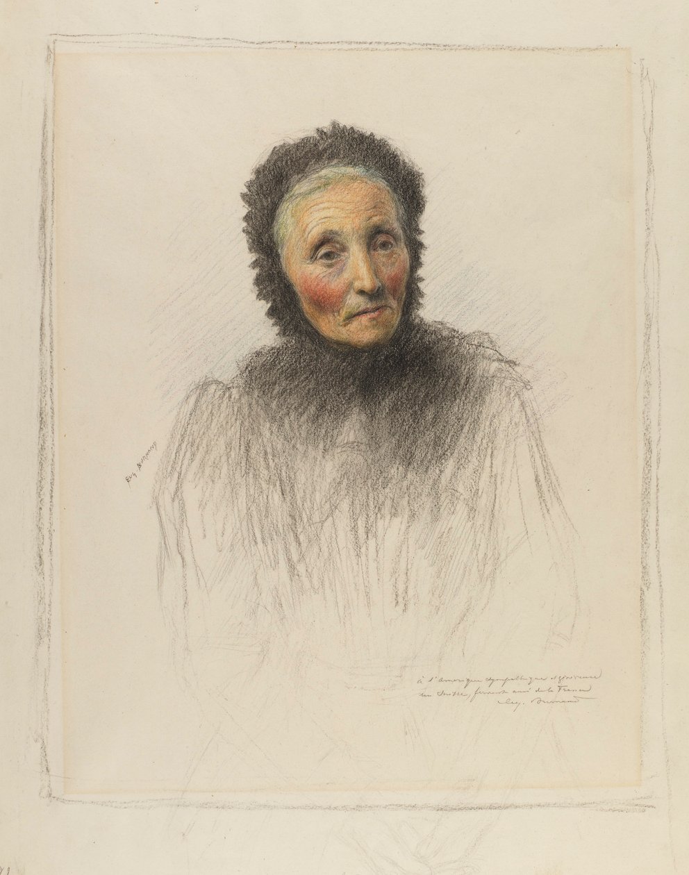 Old Woman by Eugene Burnand