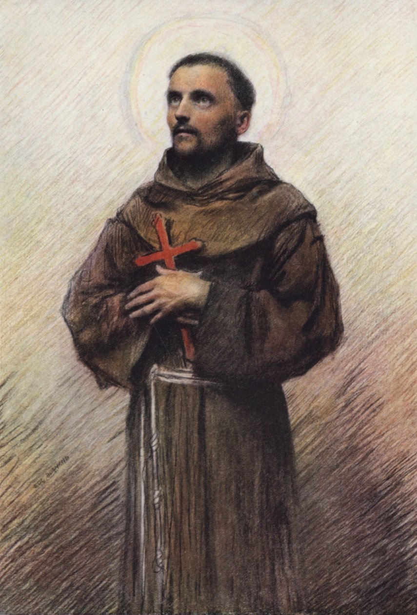 Saint Francis by Eugene Burnand