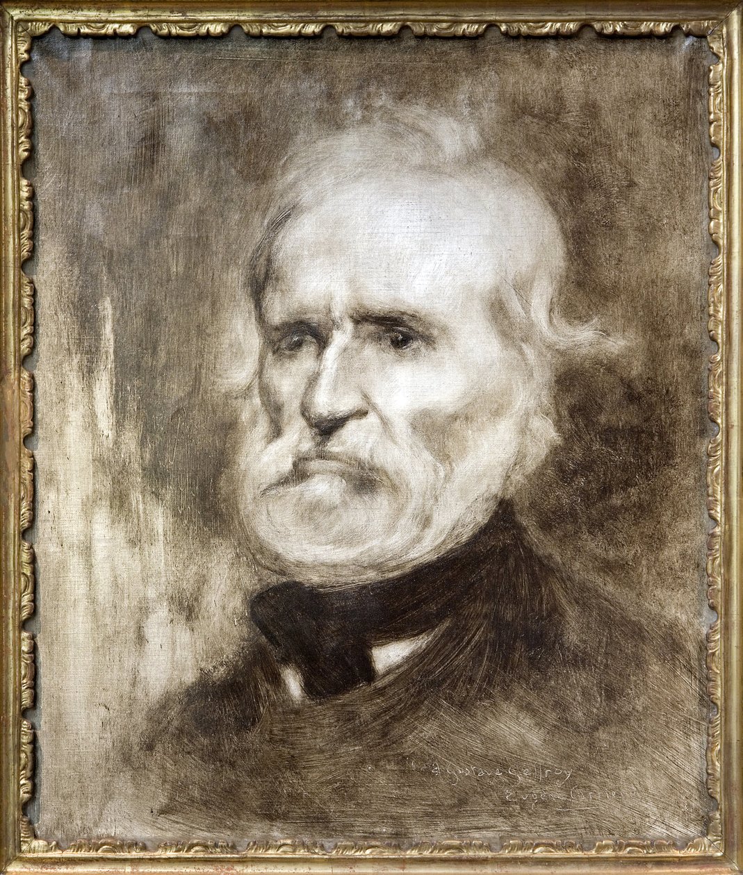 Portrait of Louis-Auguste Blanqui (painting) by Eugène Carrière