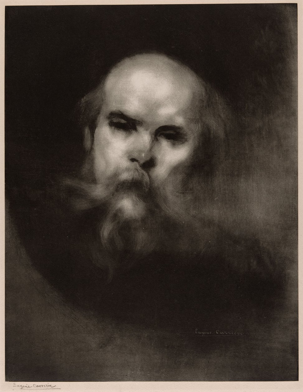 Portrait of Paul Verlaine by Eugène Carrière