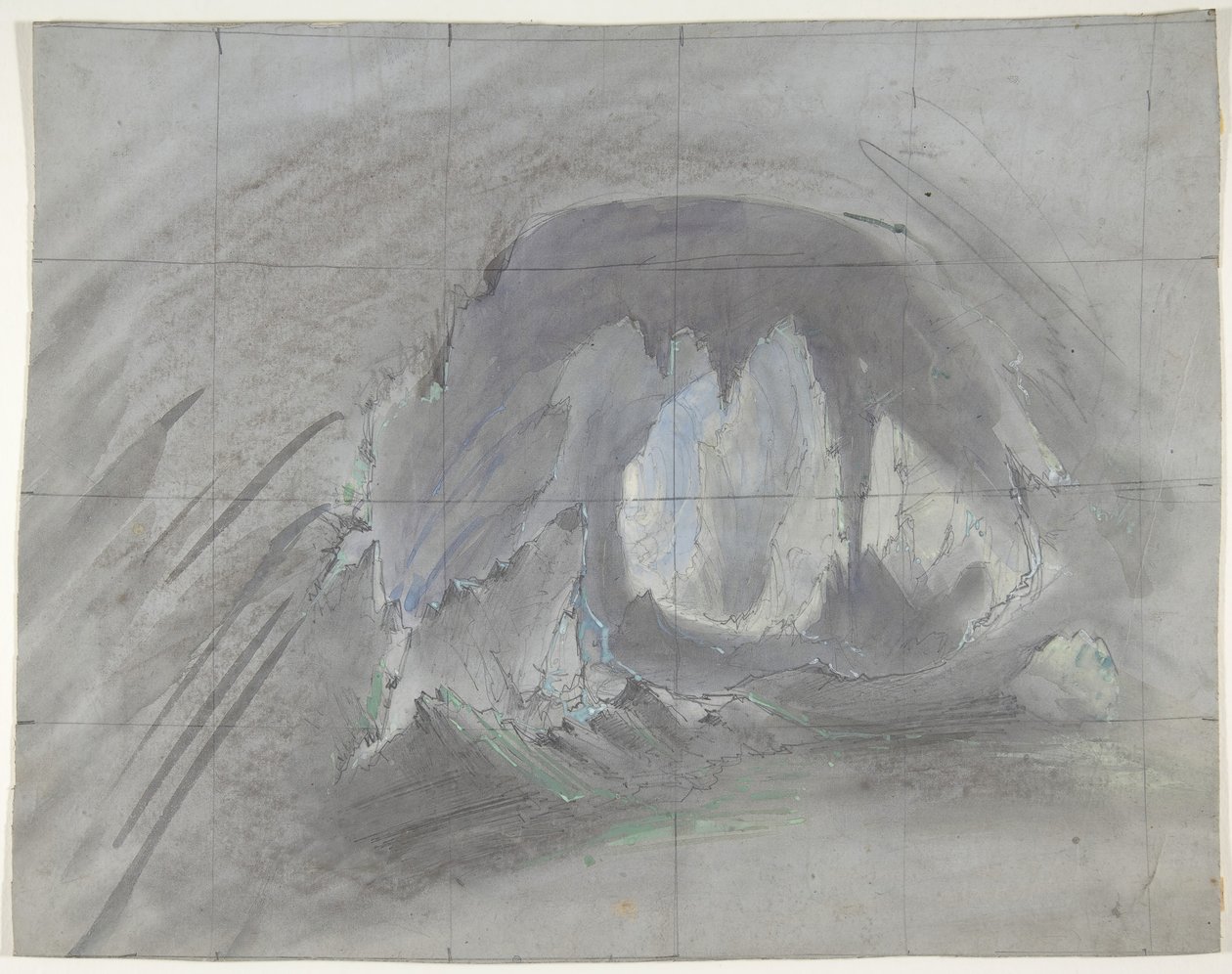 Design for a Stage Set at the Opéra, Paris by Eugene Ciceri