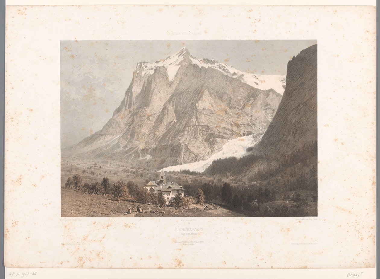 View of Grindelwald by Eugene Ciceri