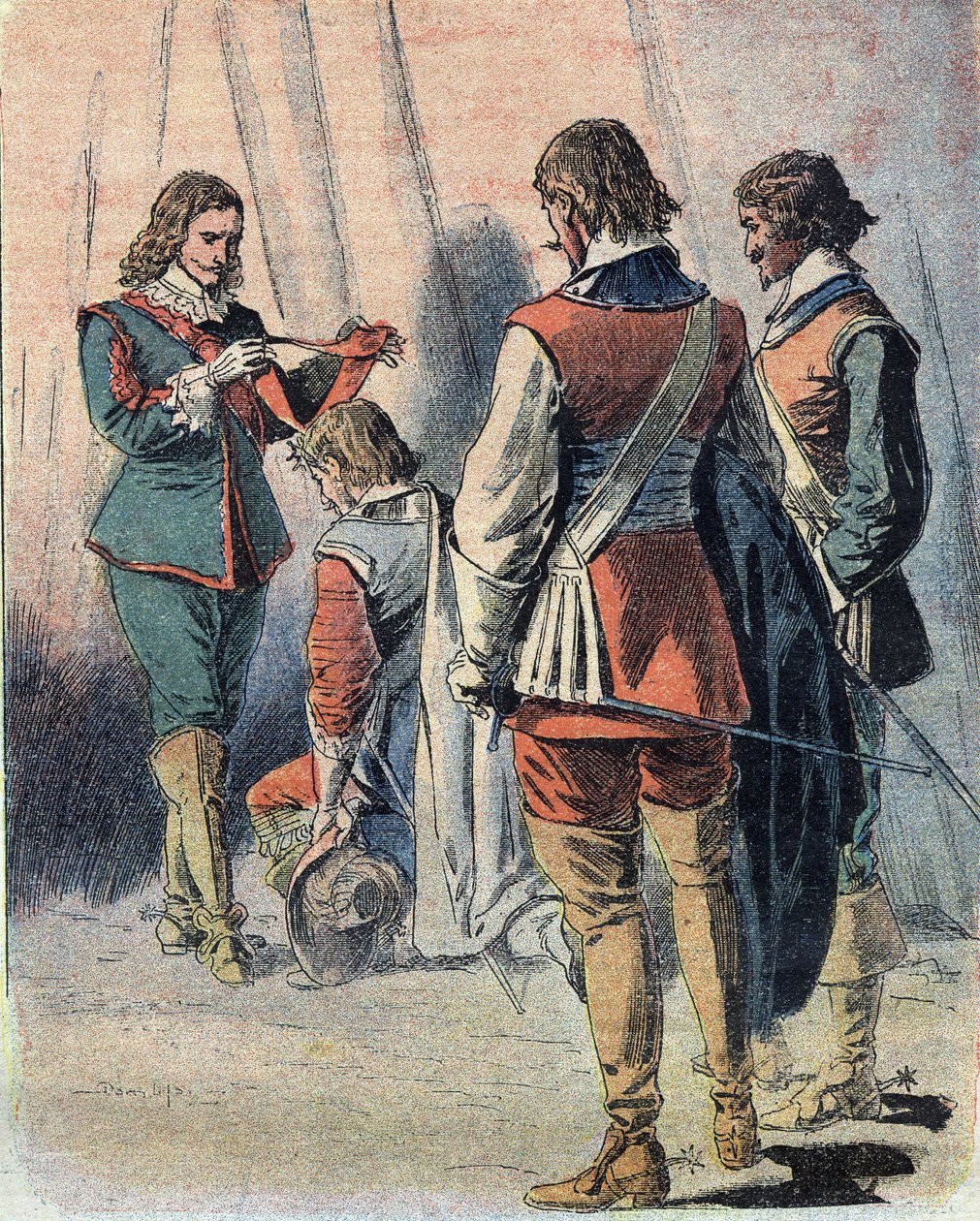 Illustration for "Twenty Years After" by Eugene Damblans