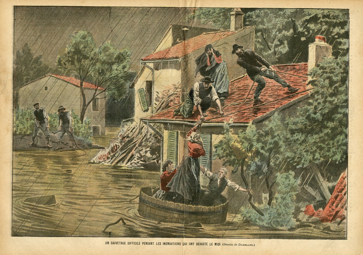 Illustration of Eugene Damblans in Le Pelerin by Eugene Damblans