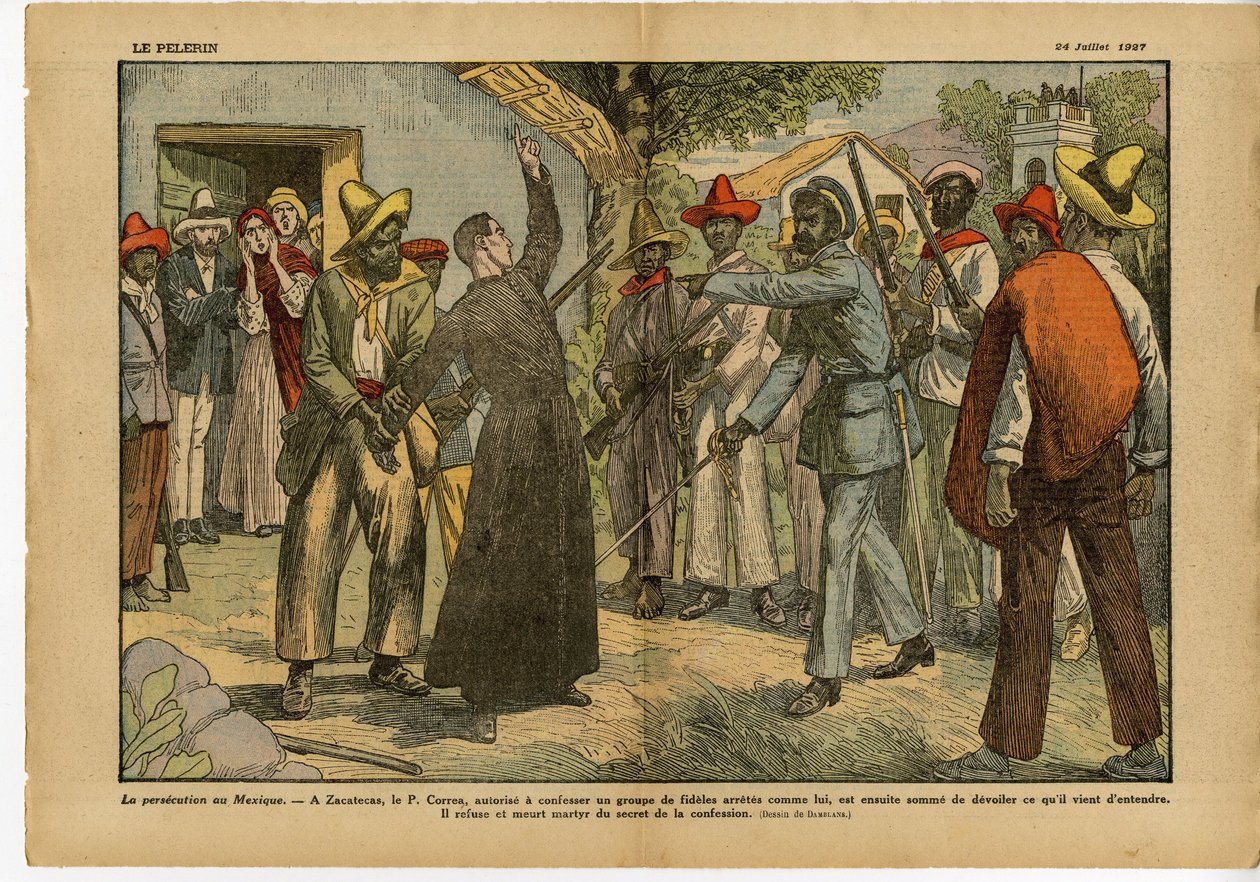 Persecutions in Mexico - Religion Faith, Revolution, Mexico, Catholic Catholicism - Confessional Confession - Cures by Eugene Damblans