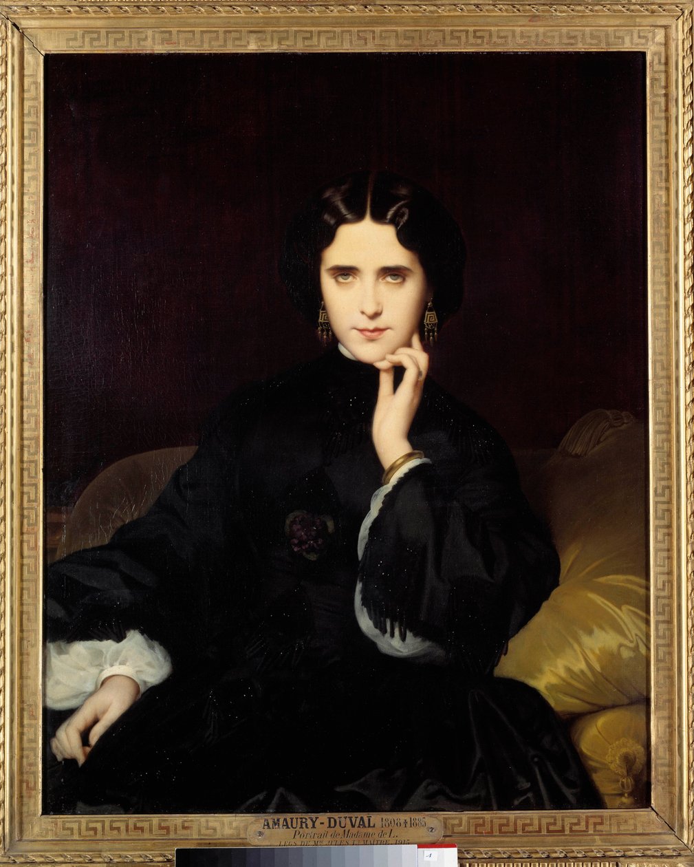Portrait of Madame de Loynes by Eugene Emmanuel Amaury Duval