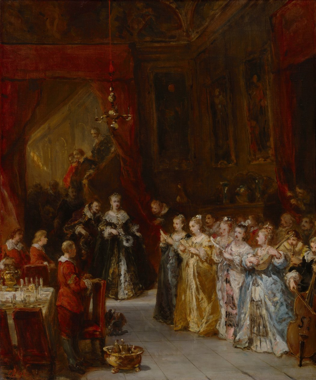 A Celebration by Eugene Isabey