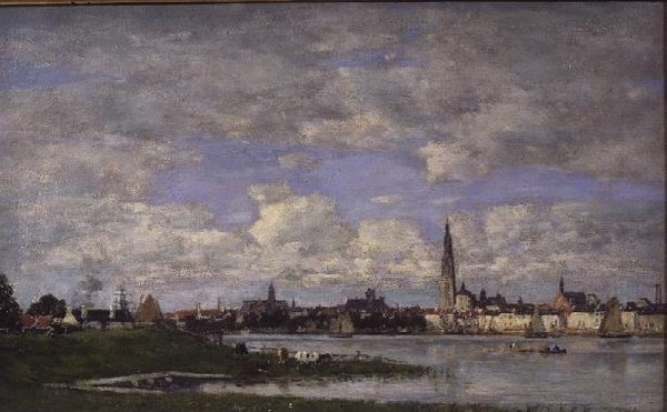 Antwerp from the Tip of Flanders by Eugene Louis Boudin