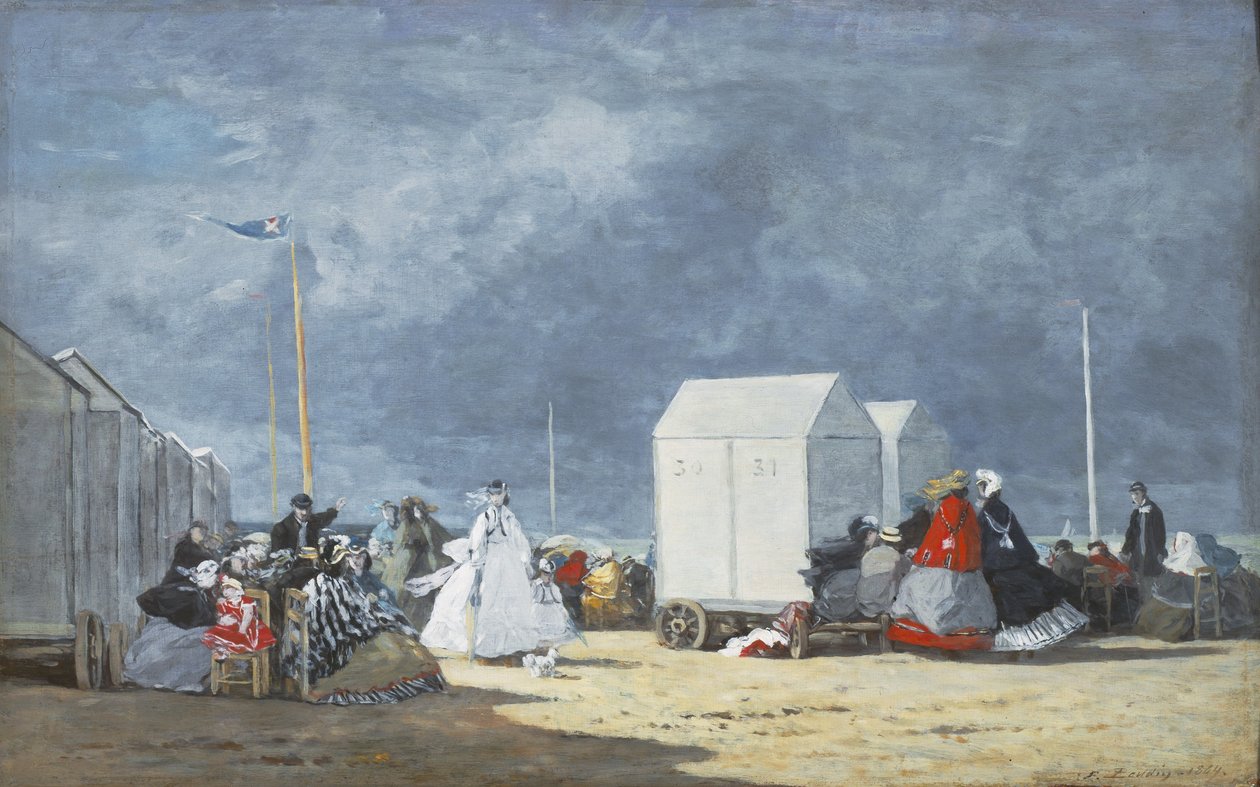 Approaching Storm, 1864 by Eugene Louis Boudin