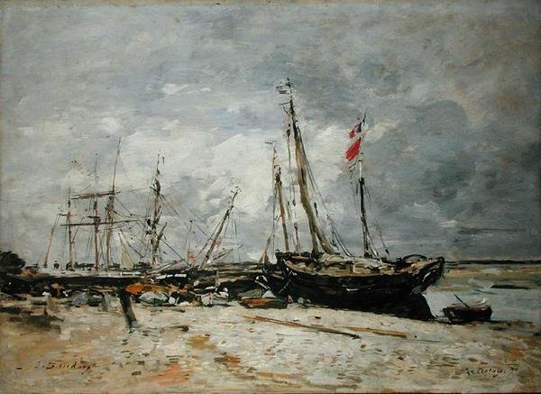 Le Crotay by Eugene Louis Boudin