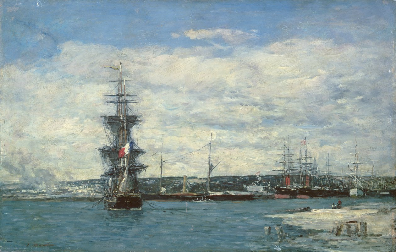 Le Havre by Eugene Louis Boudin