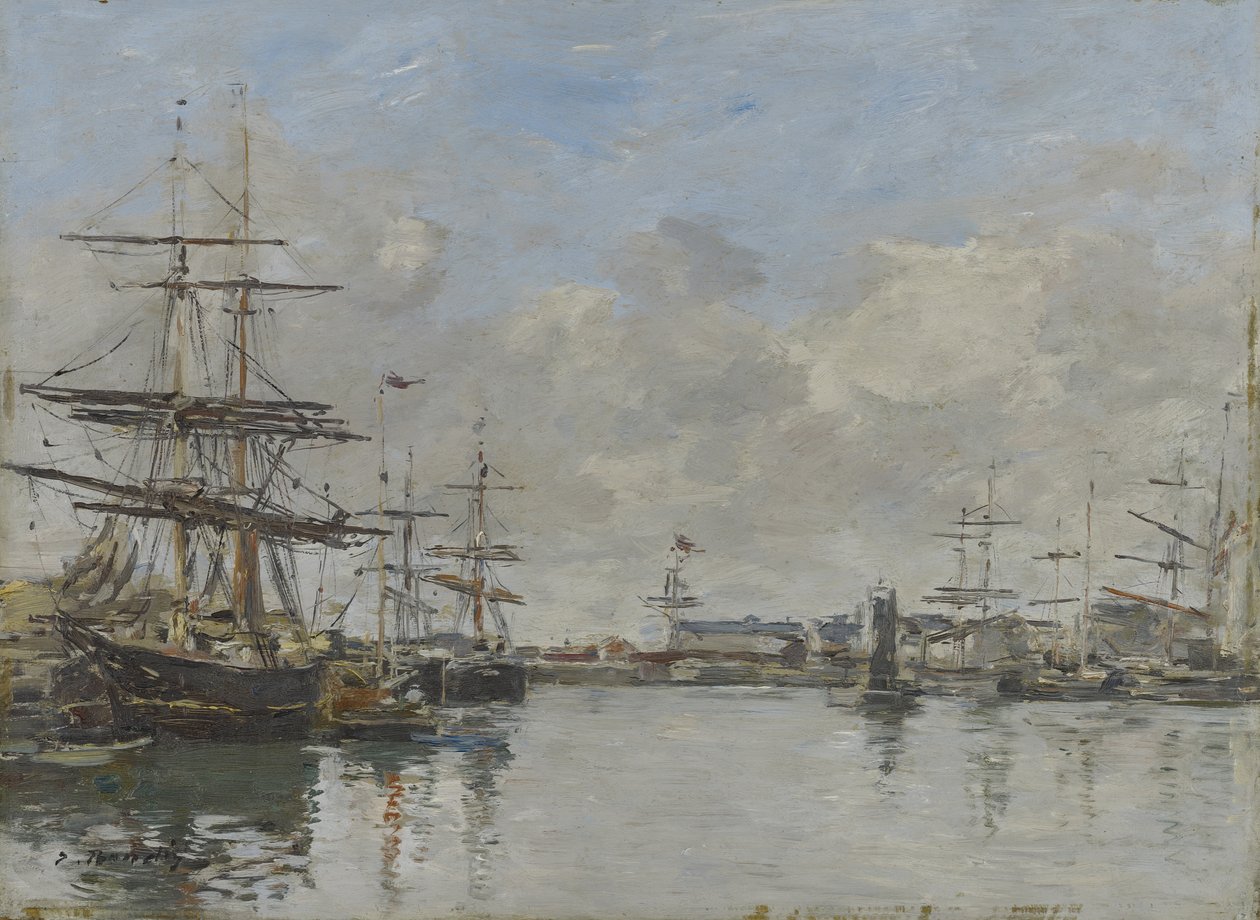 The Harbor of Le Havre by Eugene Louis Boudin