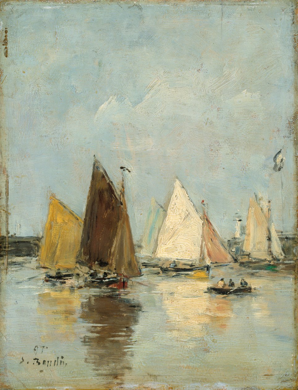 The Return of the Boats by Eugene Louis Boudin