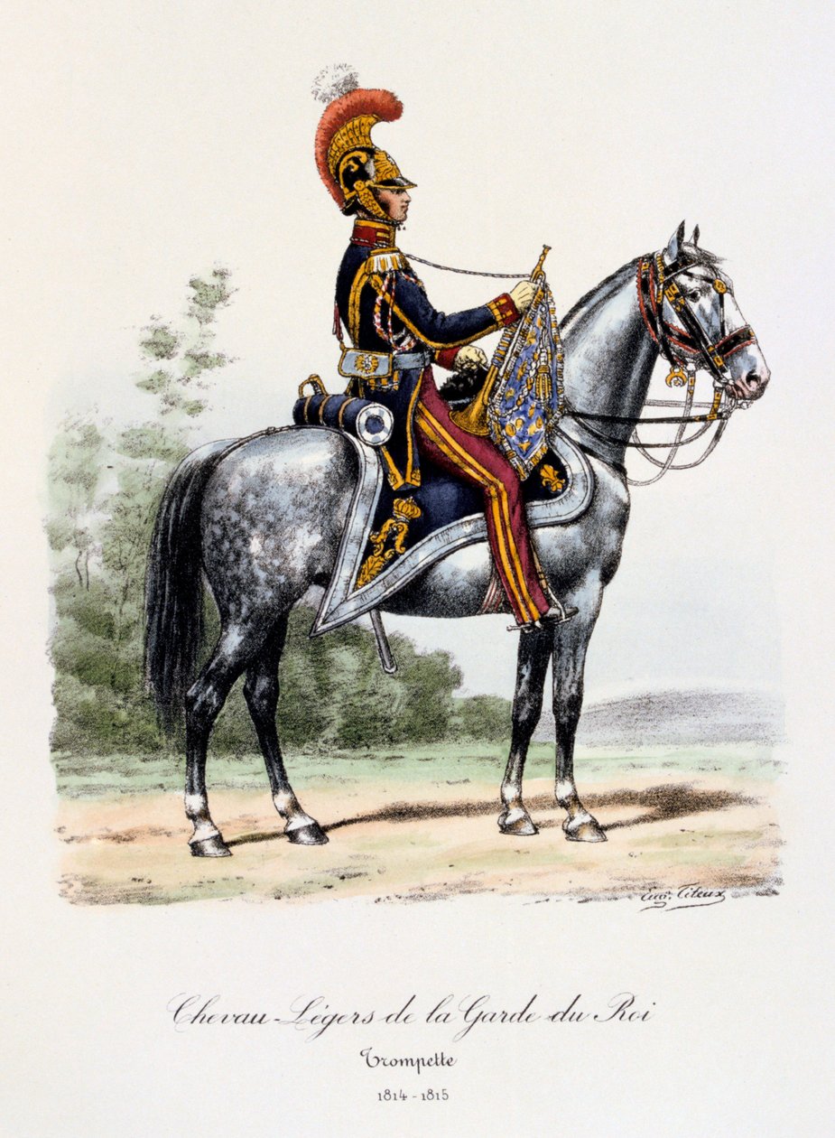 Chevau-Légers de la Garde du Roi, Trumpeter by Eugene Titeux