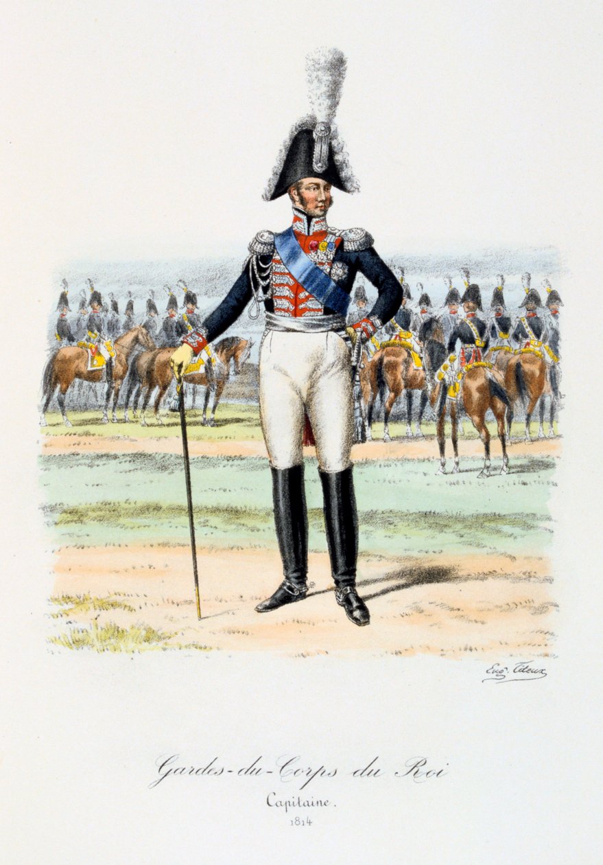 Gardes-du-Corps de Roi, Capitaine by Eugene Titeux