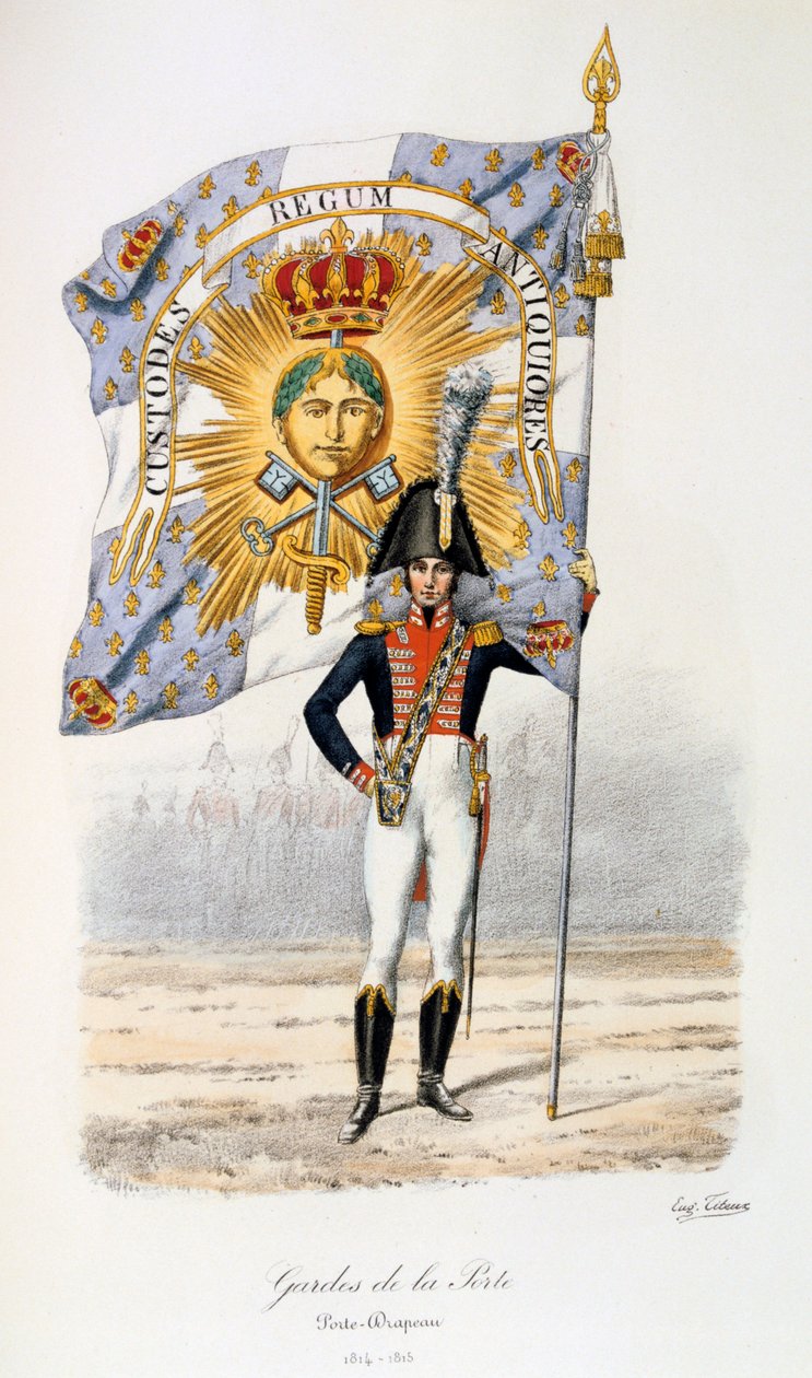 Gardes de la Porte, Flag bearer by Eugene Titeux