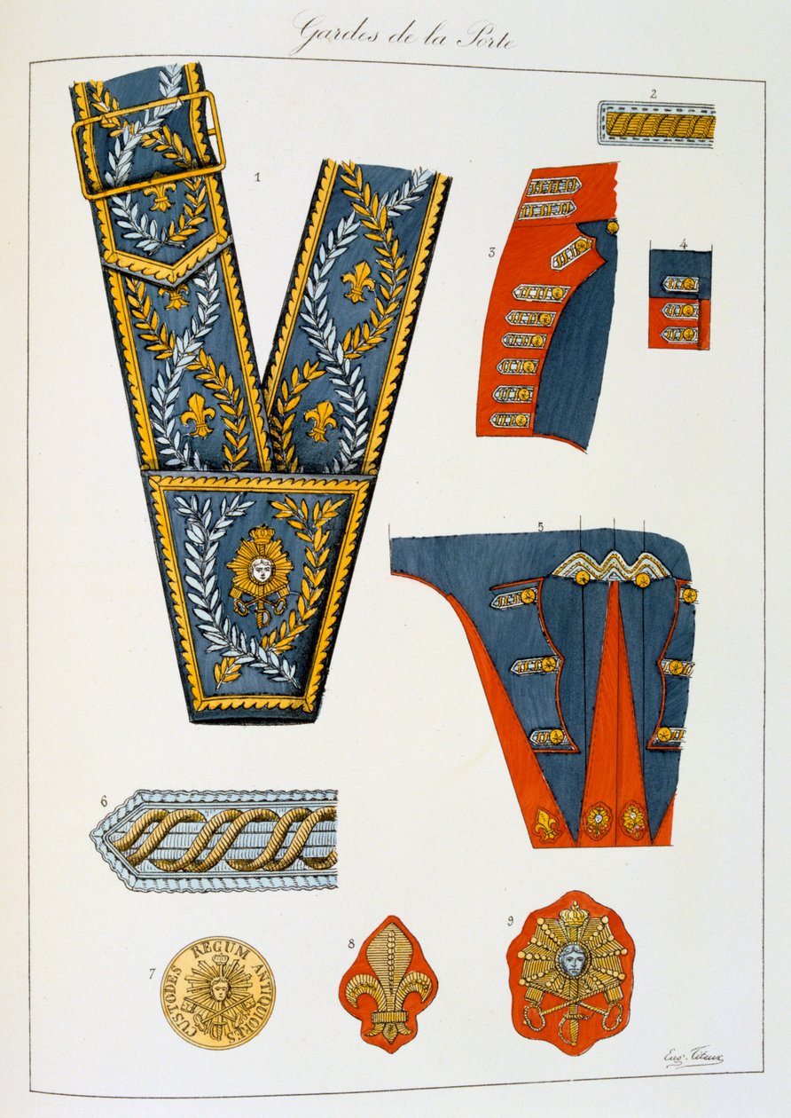 Gardes de la Porte, Insignia by Eugene Titeux
