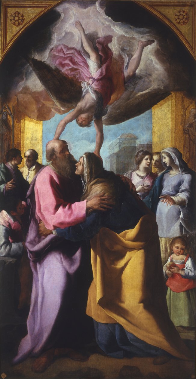 The Embrace at the Golden Gate by Eugenio Cajés