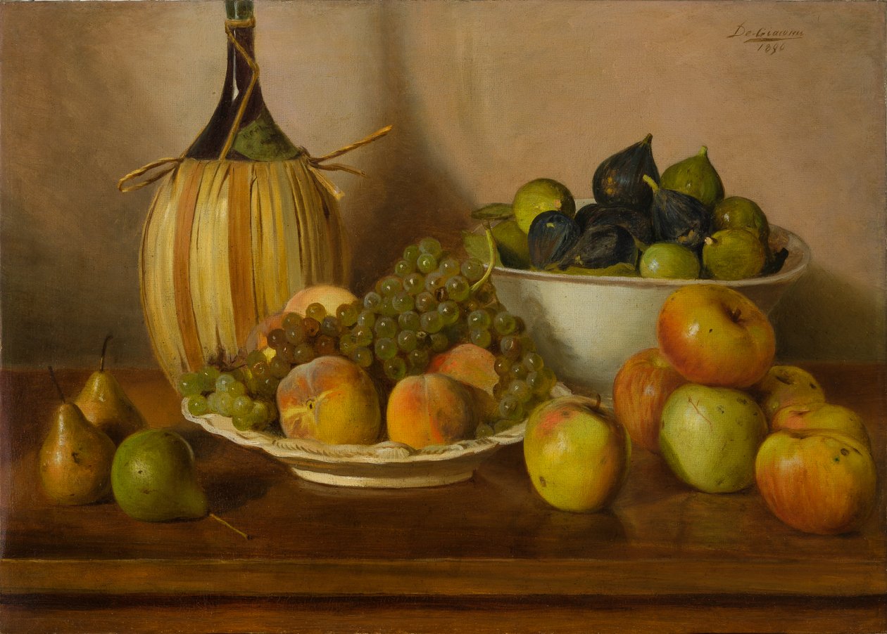 Still Life with Fruit by Eugenio De Giacomi