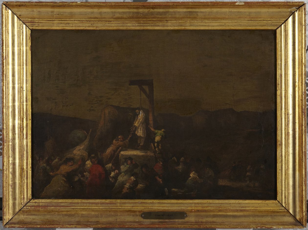 The Hanging by Eugenio Lucas Velázquez