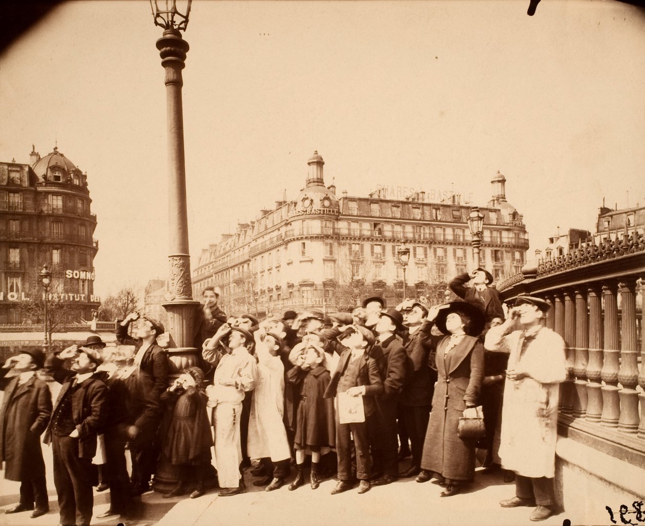 The Eclipse, April 1912 by Eugène Atget