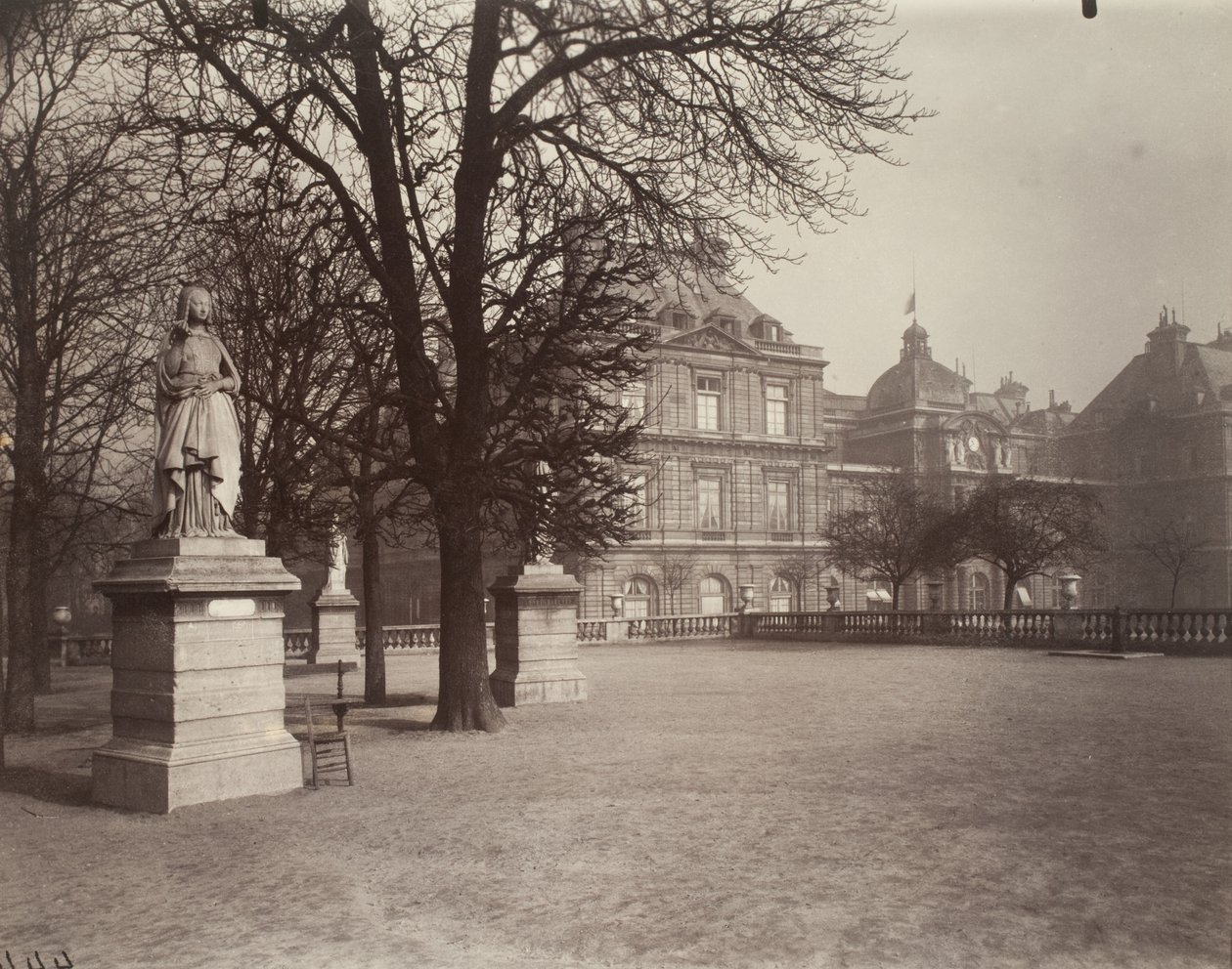 Luxembourg, Anne of Brittany, 1923-1926 by Eugène Atget