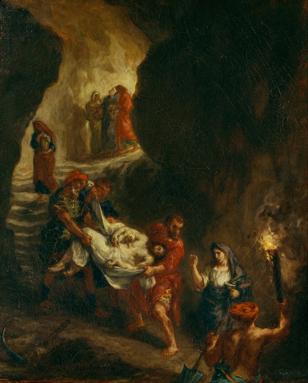 Christ Carried to the Tomb by Eugène Delacroix