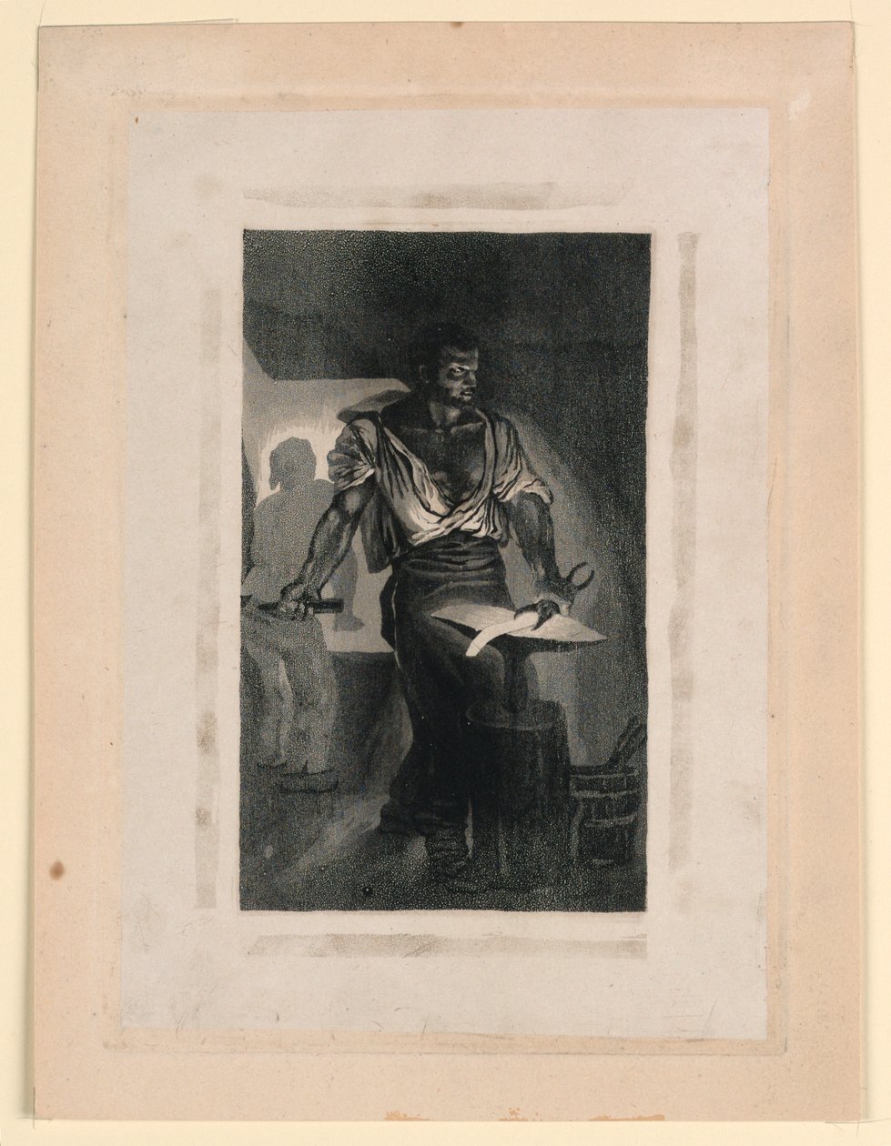 The Blacksmith by Eugène Delacroix