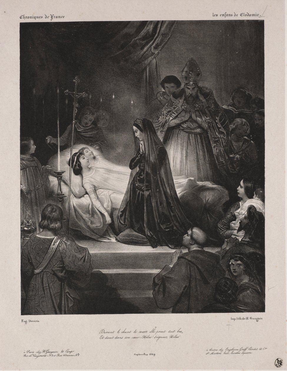 Chronicles of France: The Children of Clodomir, 1829 by Eugène François Marie Joseph Devéria