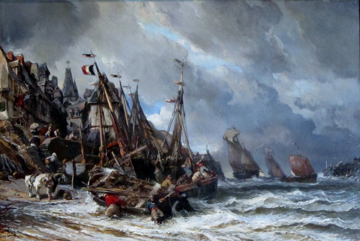 Return of the Fishermen by Eugene Isabey