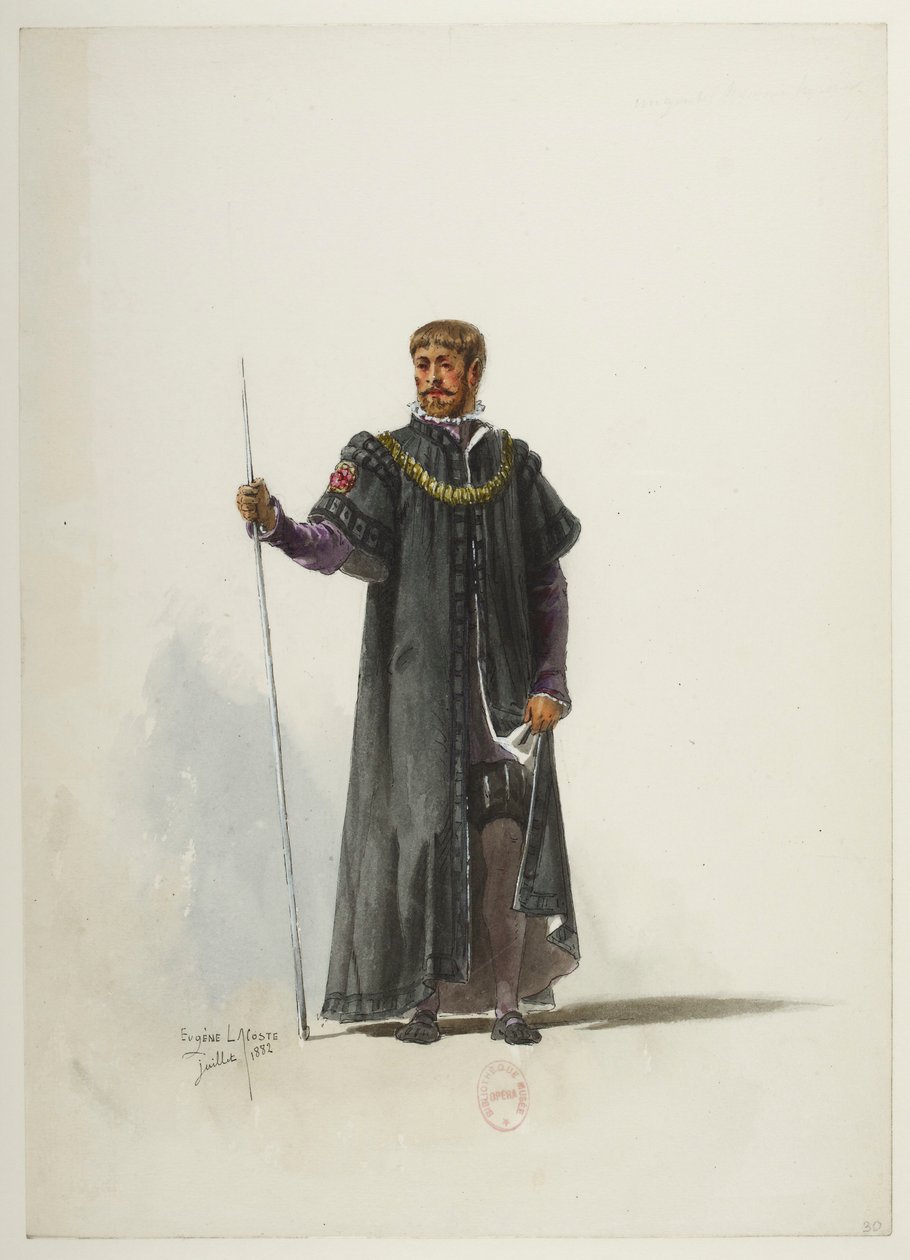Costume by Eugene Lacoste