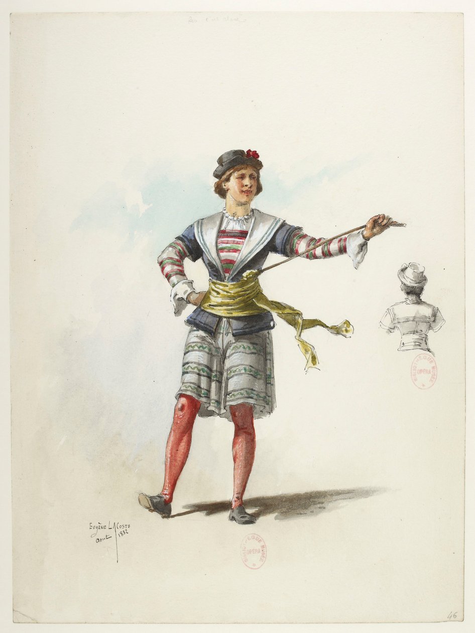 Costume by Eugene Lacoste