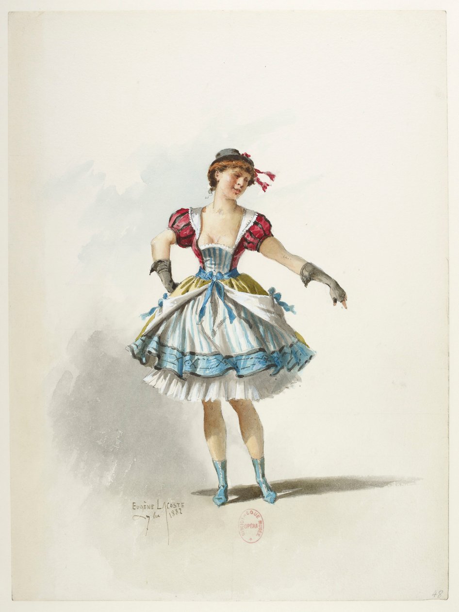 Saint-Saëns - Henry VIII - Costume Designs - Lacoste - Costume by Eugene Lacoste