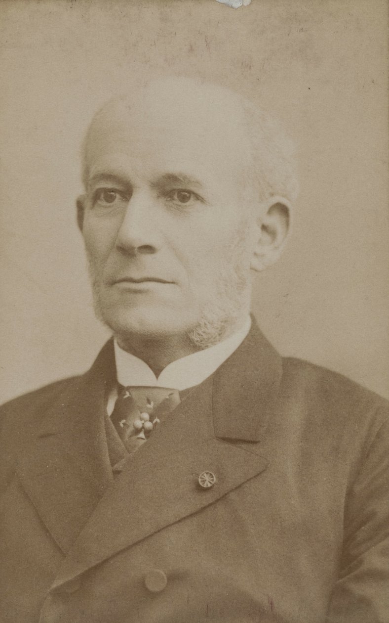Portrait of Constant-Louis-Jean-Benjamin Jaurès (1823-1889) by Eugene Pirou
