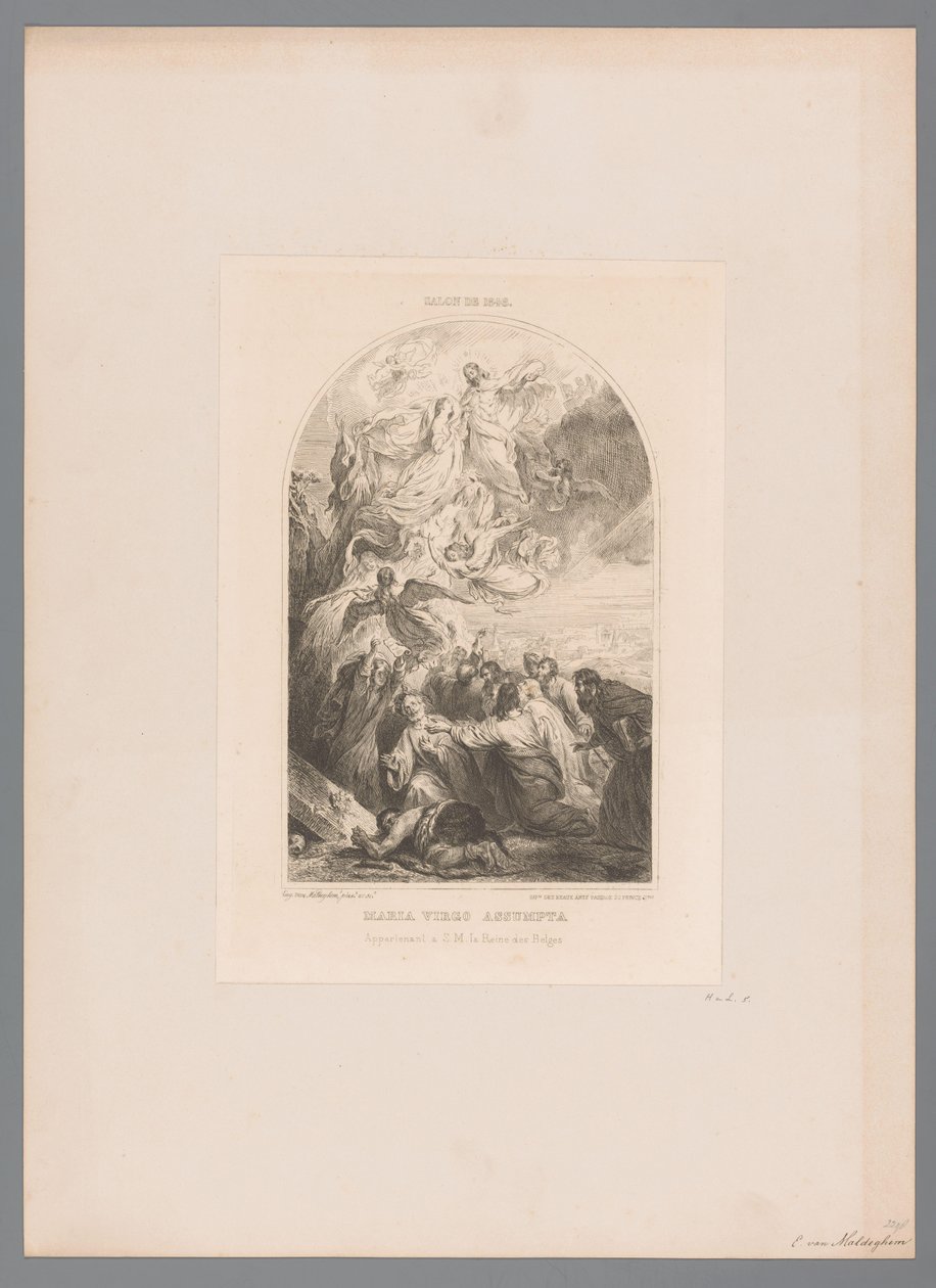Assumption of Mary by Eugène Van Maldeghem