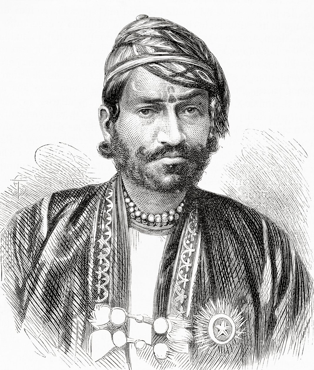Maharajah Sawai Ram Singh II, Maharajah of Jaipur, from 