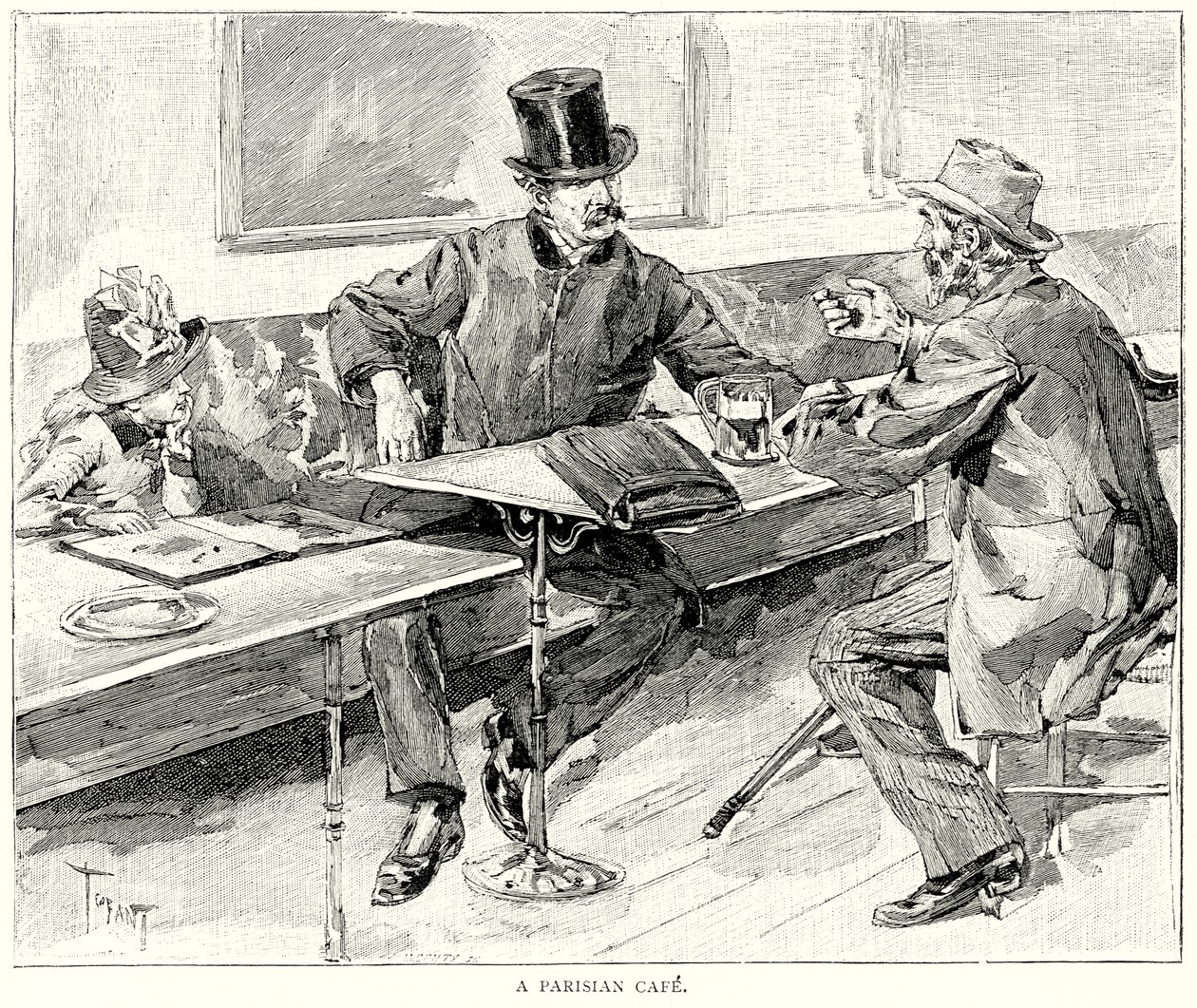 A Parisian Cafe by European School