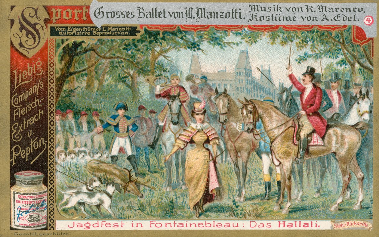 Ballet, Liebig Card, Early 20th Century by European School