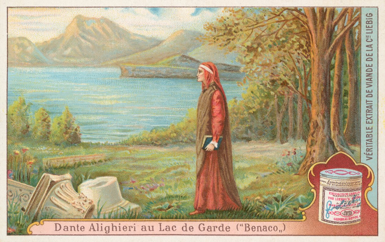 Dante, Liebig Card, Early 20th Century by European School