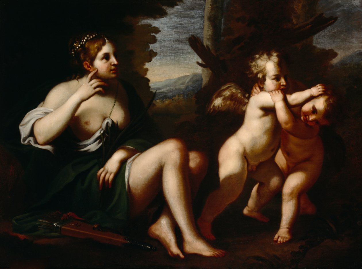 Diana and Cupids by European School