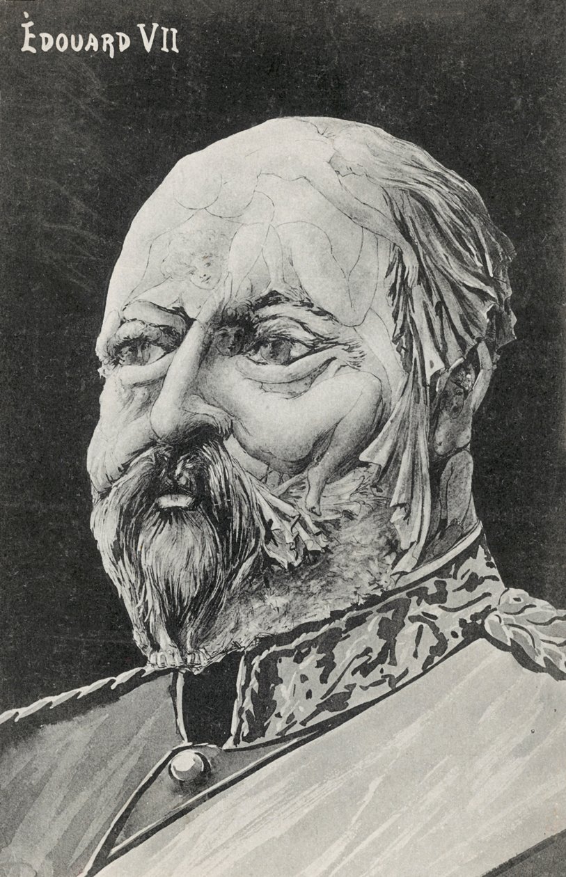 Fantasy Portrait of King Edward VII by European School