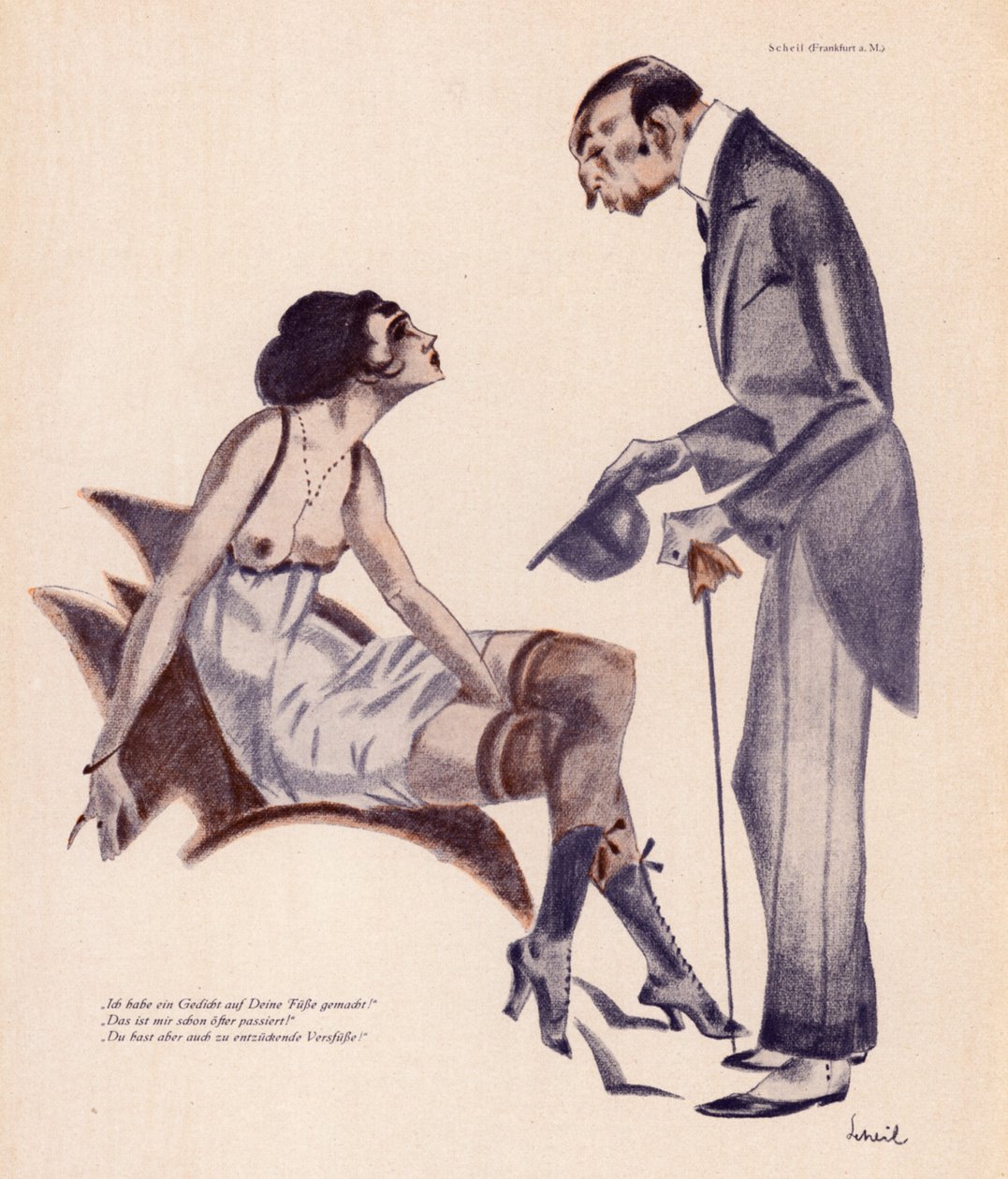 Foot Fetishist by European School