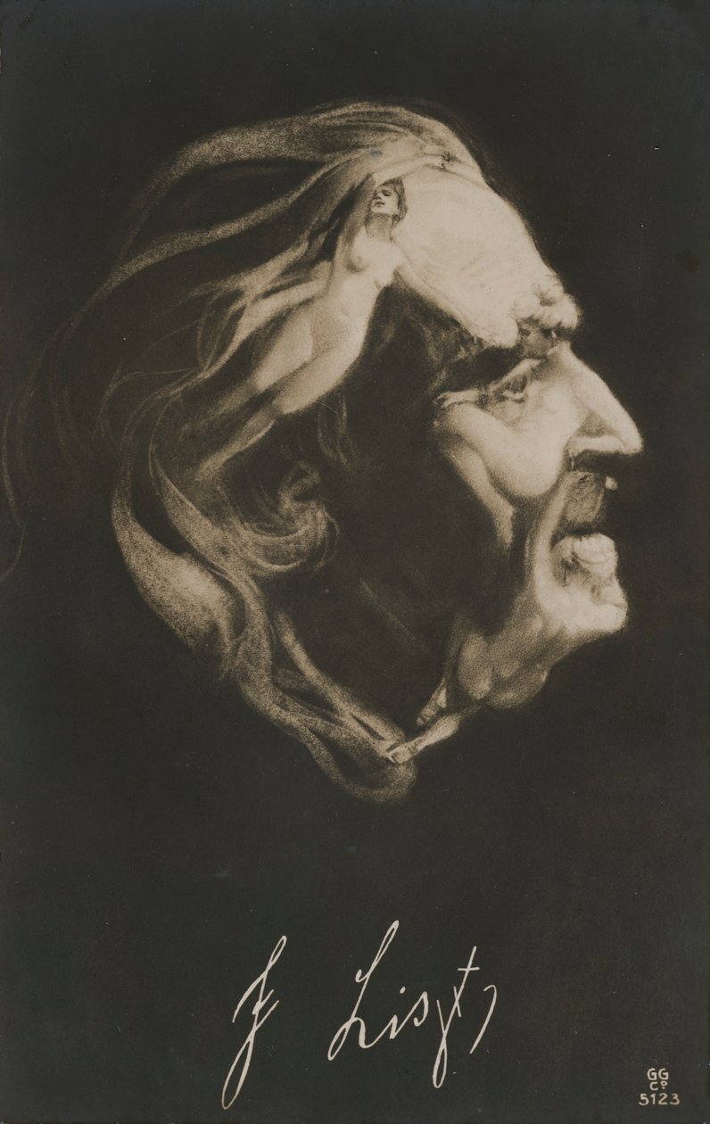 Franz Liszt, Hungarian Composer, Conductor and Pianist by European School