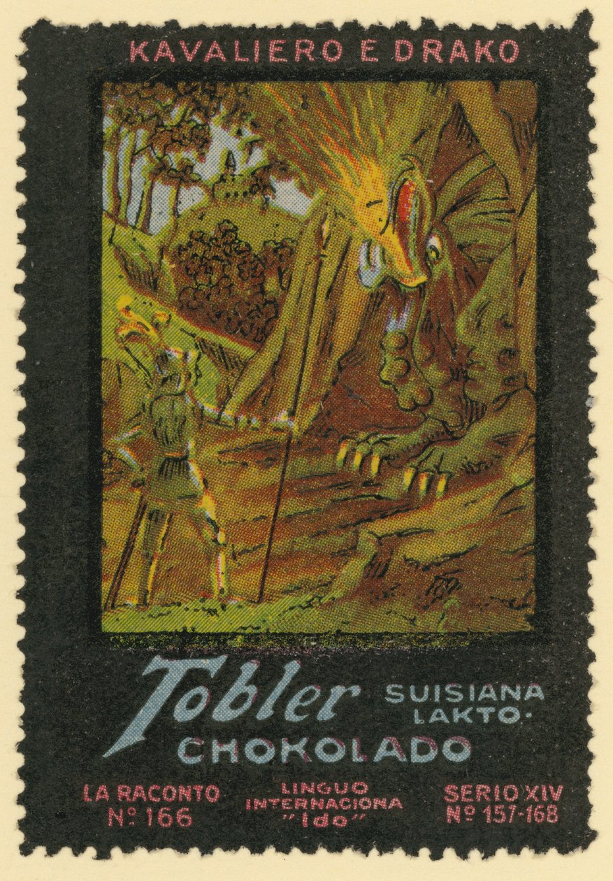 Knight and Dragon by European School