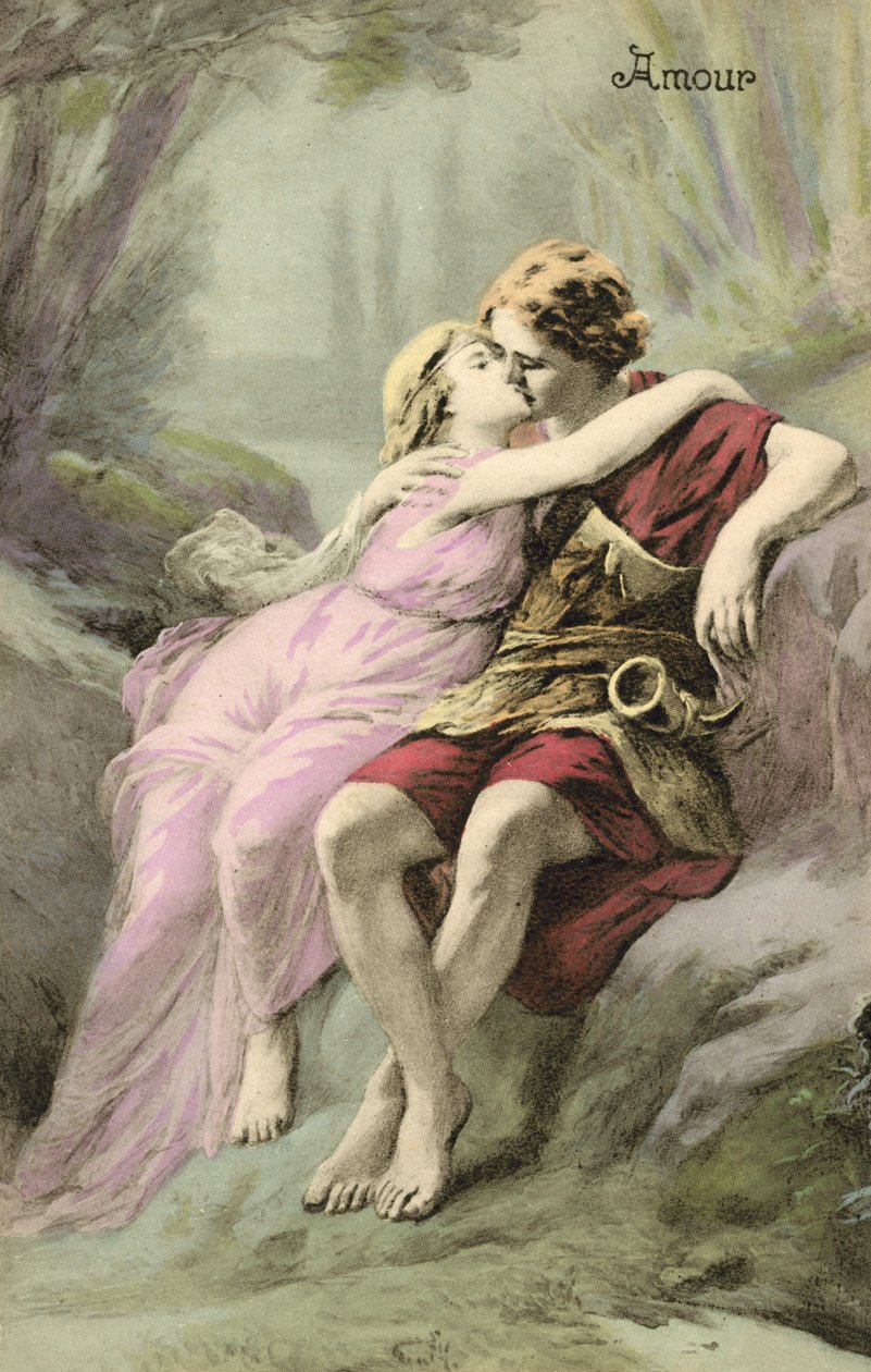 Roman Youth and Girl by European School