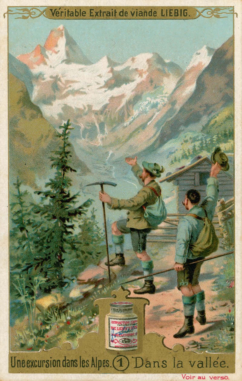Scene from an Excursion in the Alps: In the Valley by European School