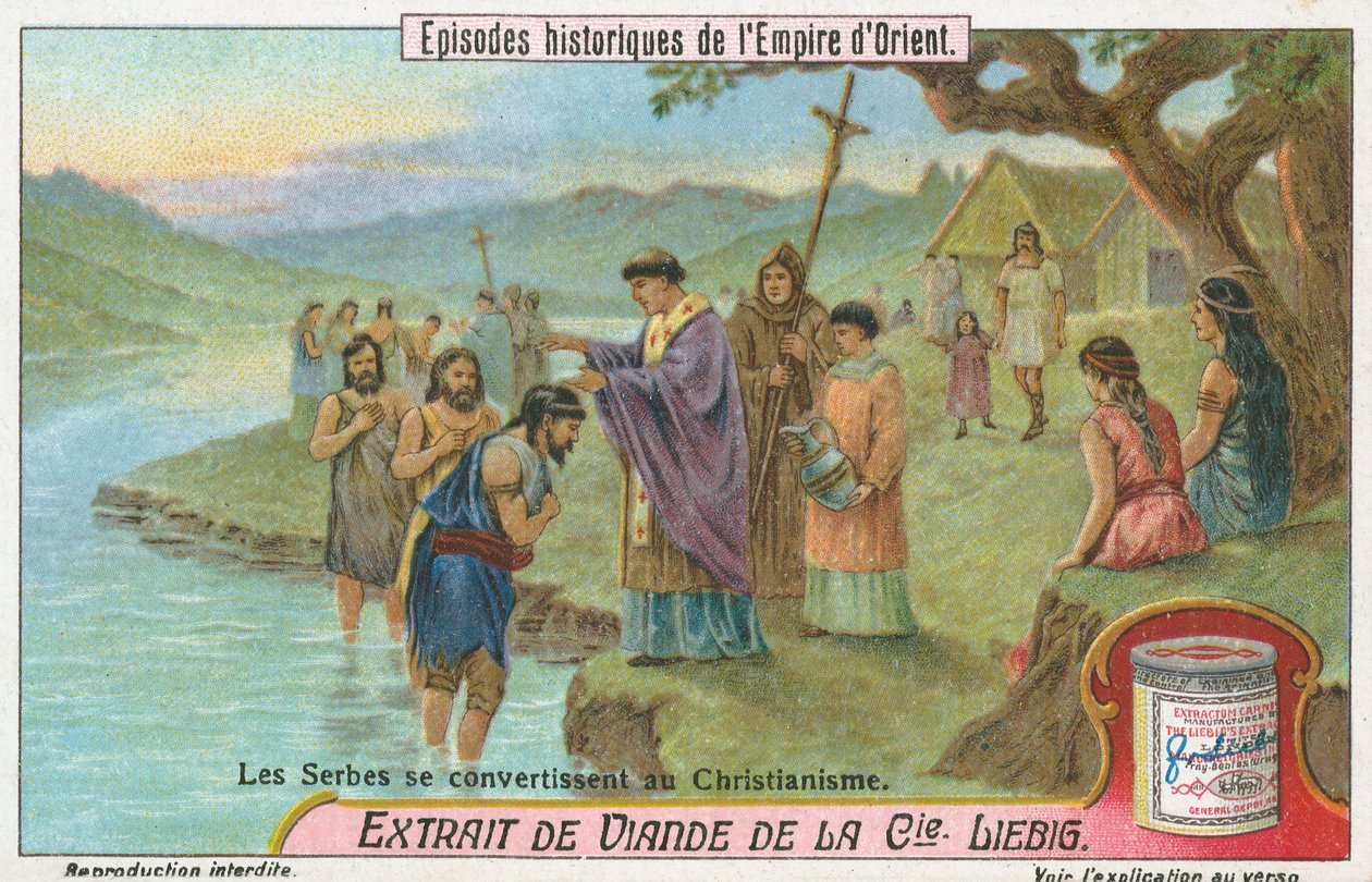 Serbs Converted to Christianity by European School