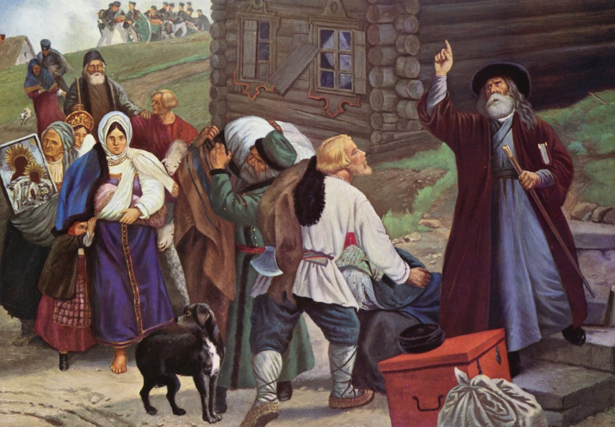 The Flight of the Population of Smolensk by European School